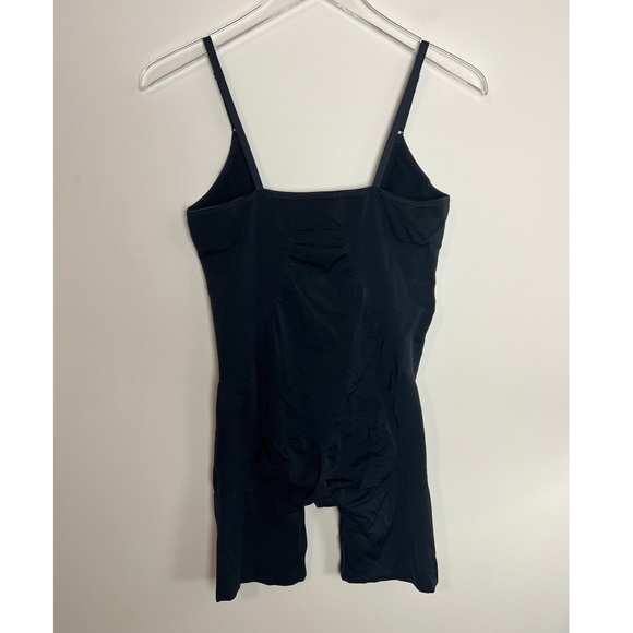SPANX Power Mid-Thigh Open-Bust Bodysuit Size 3X Very Black - Picture 6 of 13